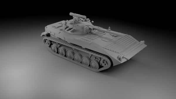 Picture of 1:100 Scale - BMP2 - No Skirts - With Missile Turret