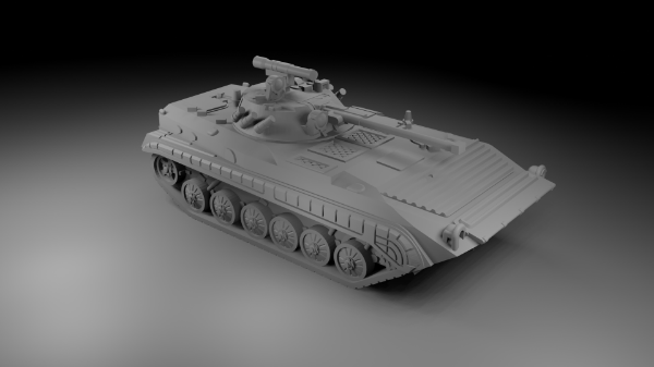 Picture of 1:87 Scale - BMP2 - Old Skirts - With Missile Turret