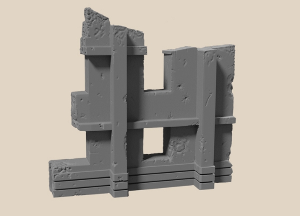 Picture of Wall 01 - Compatible with 28mm Scale