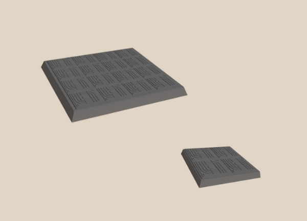 Picture of 20mm Square Base (2 Pack)