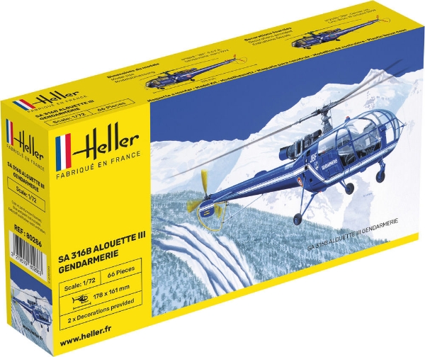 Picture of 1/72 Scale - Aerospatiale SA 316B Alouette III Gendarmerie