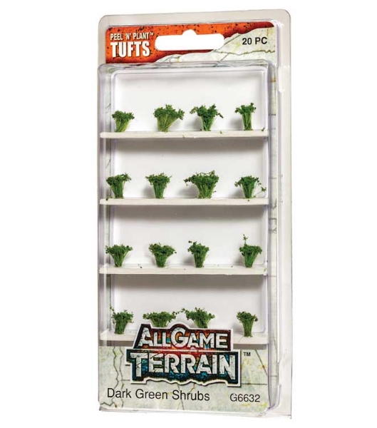 Picture of All Game Terrain - Dark Green Shrubs (20 Pack)