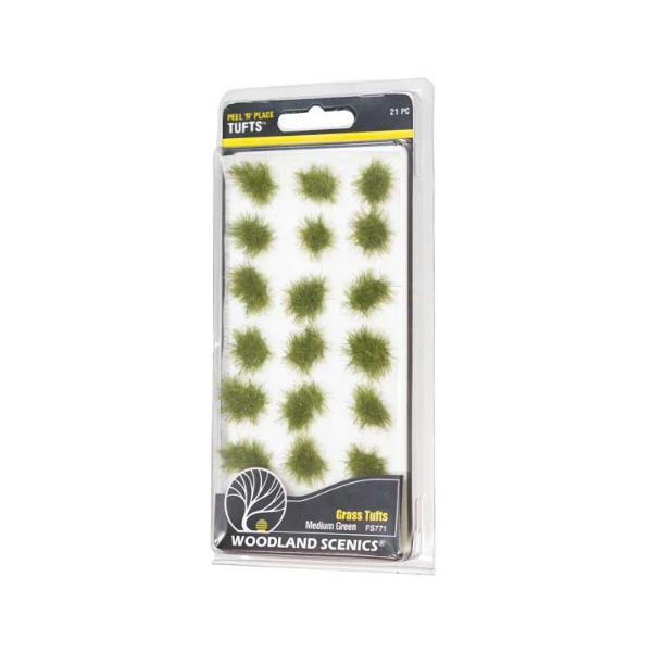 Picture of Peel 'N' Place Tufts - Grass Tufts - Medium Green