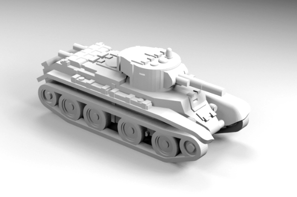 Picture of 1:160 Scale - BT-7 - 1937 With BT7 1936 Turret