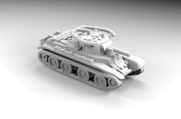 Picture of 1:160 Scale - BT-7 - 1937 - With BT7 1936R Turret