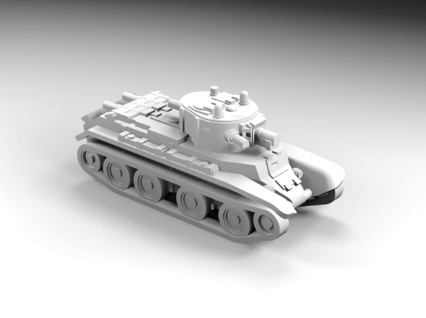 Picture of 1:200 Scale - BT-7 - 1937 - With BT-7A Turret