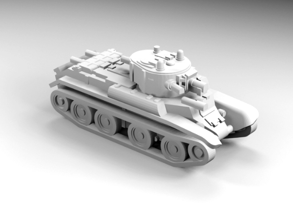 Picture of 1:200 Scale - OT-7 - With BT7A Turret