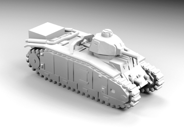 Picture of 1:160 Scale - Flammwagen auf Pz B-2(f) - With German Turret