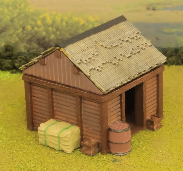 Picture of 1:56 (28mm) Scale - Farm Shed - Kit 