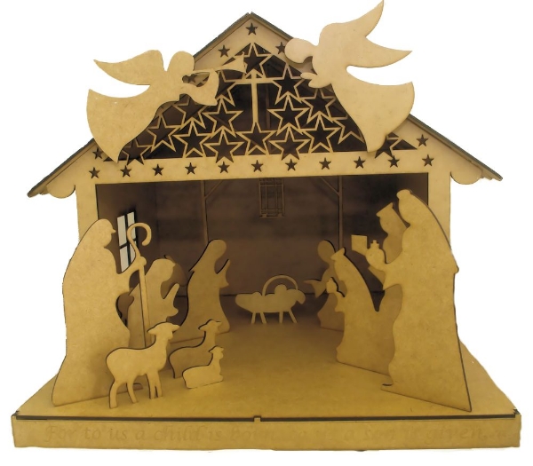 Picture of Laser Cut - Nativity Scene - Kit