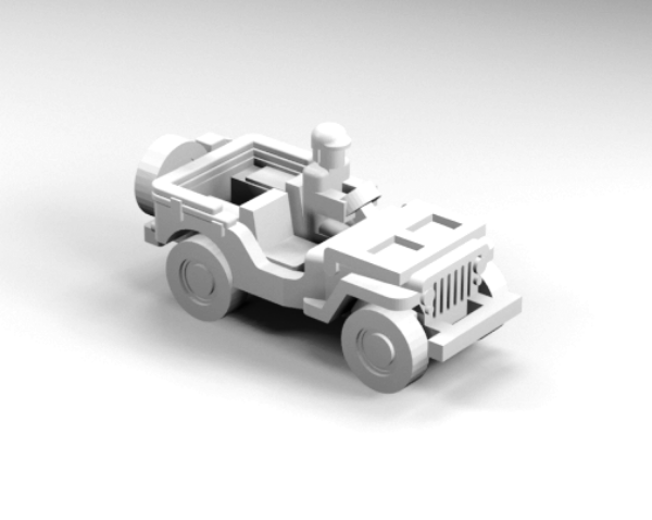 Picture of 1:200 Scale - Jeep - Open