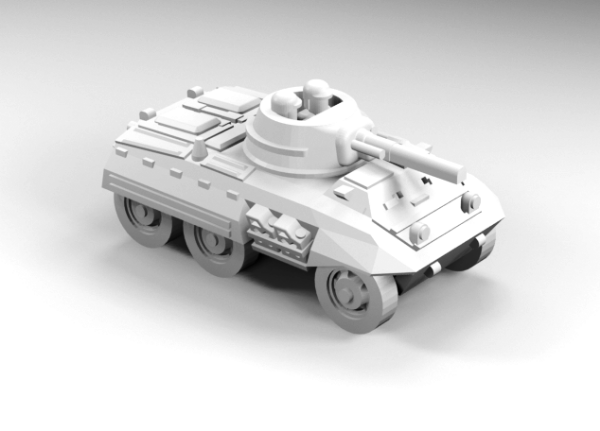 Picture of 1:200 Scale - M8 Greyhound - Mid - With Early Turret