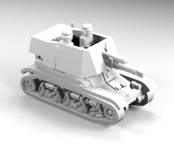 Picture of 1:160 Scale - 4.7cm Pak (t) auf Pz 35R(f)