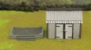 Picture of HO Scale - Storage Shed - Corrugated Iron - Plain Base