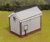 Picture of HO Scale - Storage Shed - Corrugated Iron - Brick Base