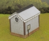 Picture of HO Scale -Storage Shed - Corrugated Iron - Stone Base