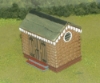 Picture of 1:87 Scale - Storage Shed - Stone - Brick Base