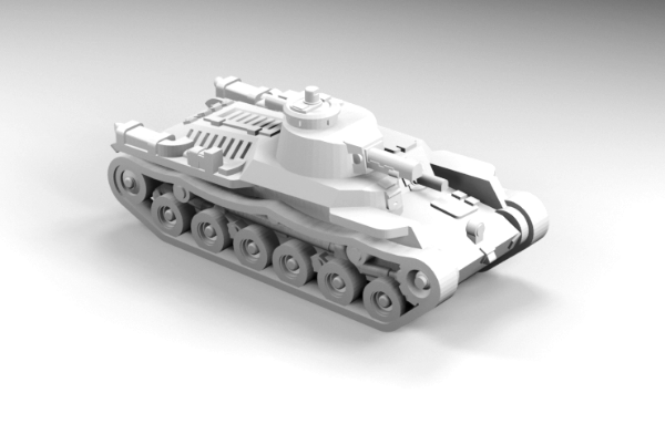 Picture of 1:160 Scale - Chi-Ha - With No Aerial Turret