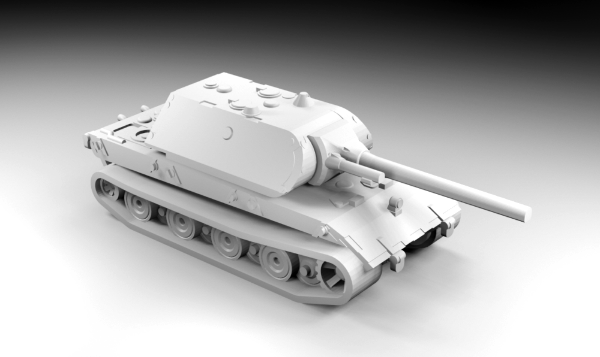 Picture of 1:160 Scale - E-100 - With Maus 128 Turret