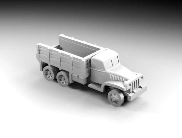 Picture of 1:160 Scale - GMC - CCKW253 - Steel Cab - Open