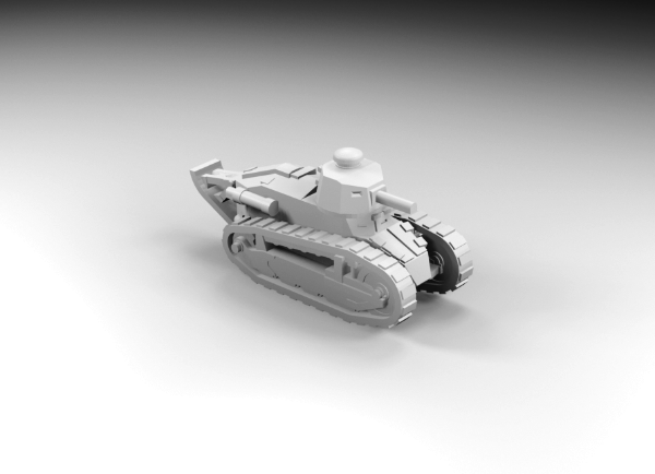 Picture of 1:72 Scale - Renault FT 17 - Tail - MG Turret
