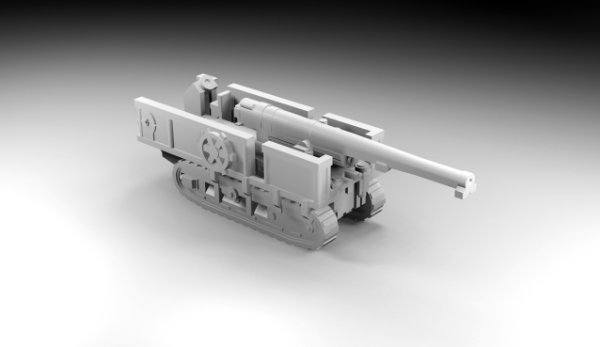 Picture of 1:100 Scale - St Chamond SPG - Filledin Rails