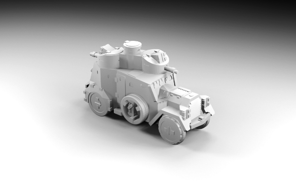 Picture of 1:72 Scale - Daimler SSW21 - Turret With MG