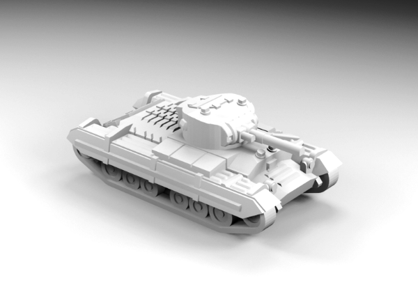 Picture of 1:200 Scale - Valentine II - Sand Shield - No Aerial Turret