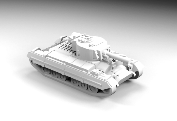 Picture of 1:144 Scale - Valentine III - Sand Shield - Fuel - With CS Turret