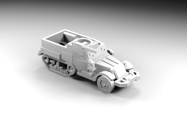 Picture of 1:144 Scale - M2A1 Halftrack