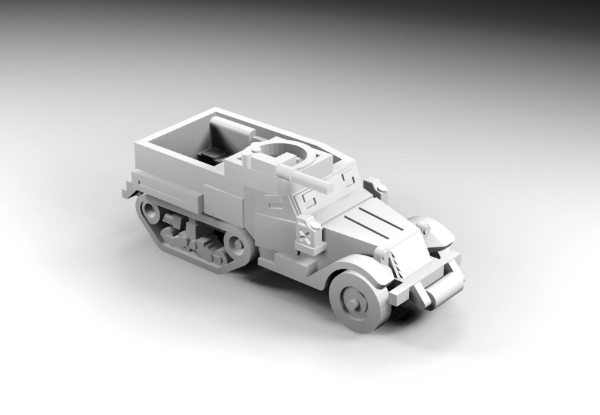 Picture of 1:144 Scale - M2A1 Halftrack - Roller