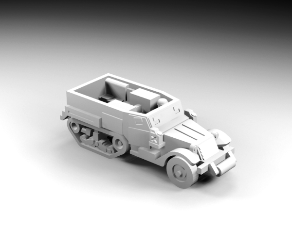 Picture of 1:144 Scale - M2 Halftrack - Roller
