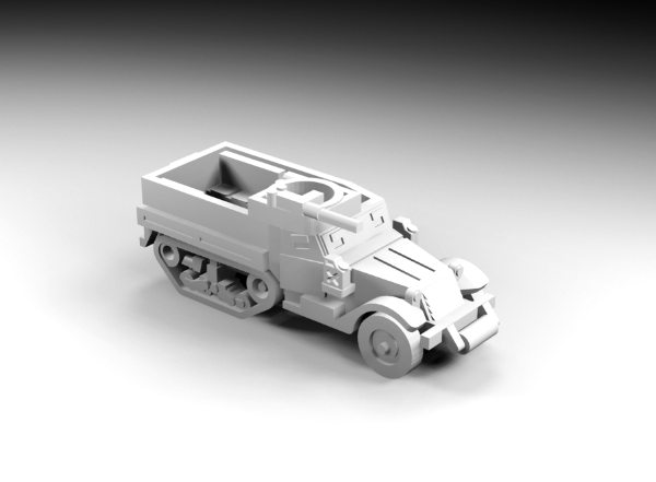 Picture of 1:160 Scale - M3A1 Halftrack - Roller