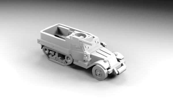 Picture of 1:200 Scale - M5A1 Halftrack - Roller