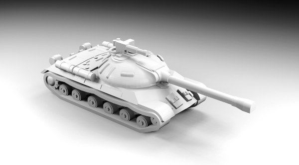 Picture of 1:200 Scale - IS-3 - With MG On Turret