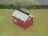 Picture of 1:87 Scale - Storage Shed Brick - Wood Base