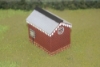 Picture of 1:87 Scale - Storage Shed - Brick - Stone Base