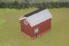 Picture of 1:87 Scale - Storage Shed - Brick - Stone Base