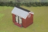 Picture of 1:72 Scale - Storage Shed - Brick - Brick Base