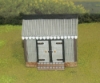 Picture of 1:56 Scale - Storage Shed - Corrugated Iron - Stone Base