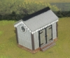 Picture of 1:56 Scale - Storage Shed - Corrugated Iron - Stone Base