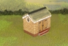 Picture of 1:56 Scale - Storage Shed - Stone - Brick Base