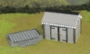 Picture of 1:35 Scale - Storage Shed - Corrugated Iron - Plain Base