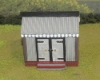 Picture of 1:35 Scale - Storage Shed - Corrugated Iron - Brick Base