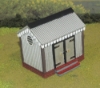 Picture of 1:35 Scale - Storage Shed - Corrugated Iron - Brick Base