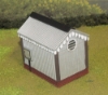 Picture of 1:35 Scale - Storage Shed - Corrugated Iron - Brick Base