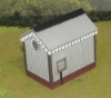 Picture of 1:35 Scale - Storage Shed - Corrugated Iron - Brick Base