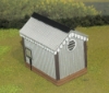 Picture of 1:35 Scale - Storage Shed - Corrugated Iron - Wood Base