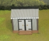 Picture of 1:35 Scale - Storage Shed - Corrugated Iron - Wood Base
