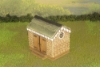 Picture of 1:35 Scale - Storage Shed - Stone - Wood Base